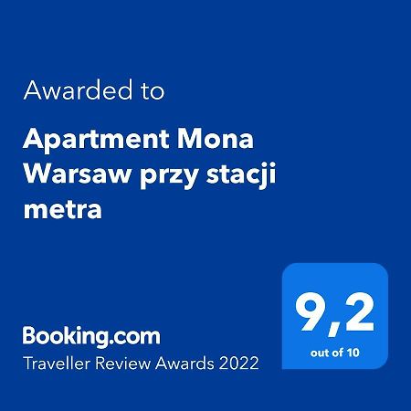 Apartment Mona Warsaw Przy Stacji Metra Exterior photo